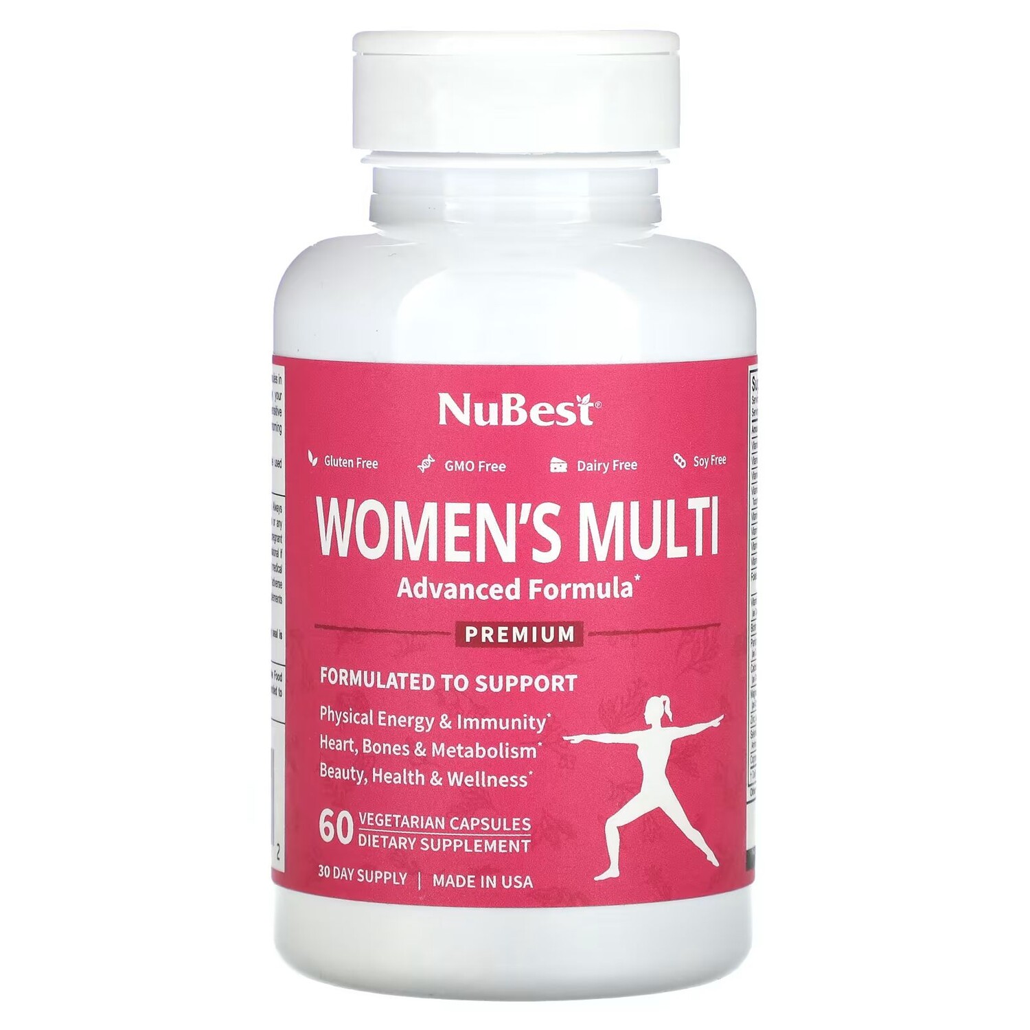 Мультивитамины для женщин премиум-класса, 60 вегетарианских капсул Nubest
Мультивитамины для женщин премиум-класса, 60 вегетарианских капсул Nubest