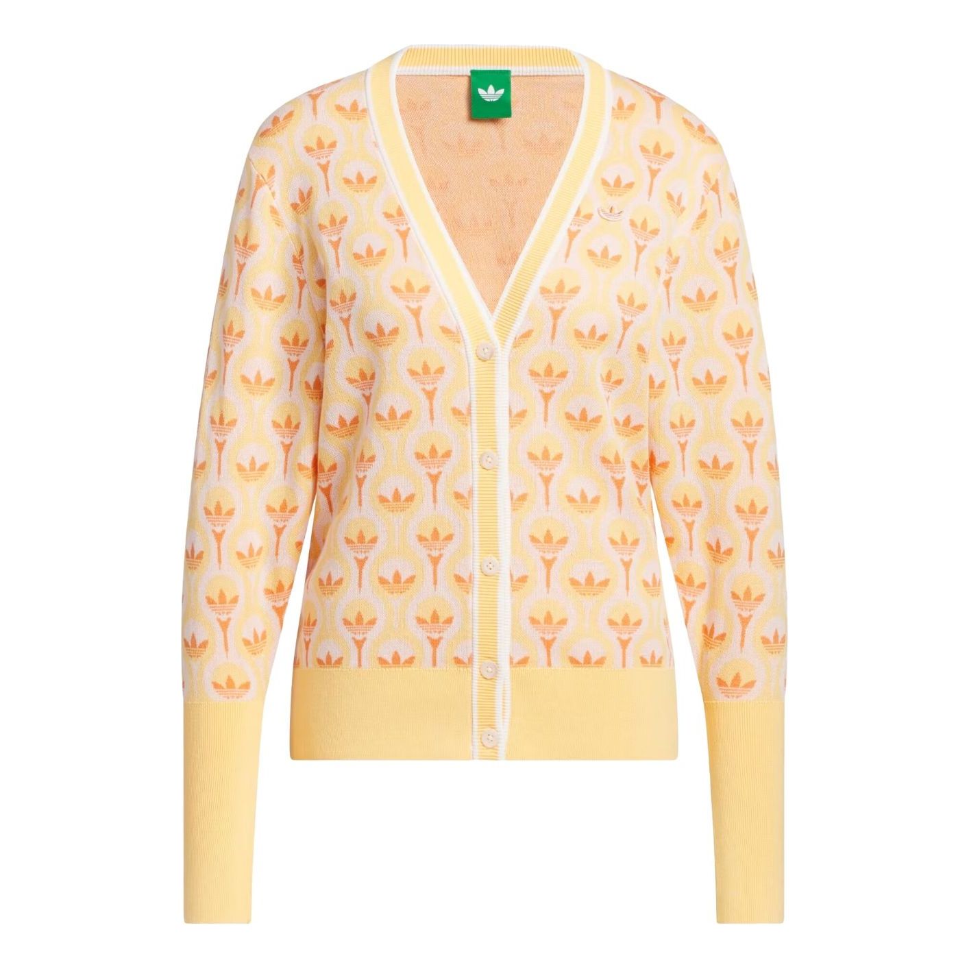 (WMNS) Кардиган Adidas All Over Cardigan 'White Ice Tangerine'
(WMNS) Кардиган Adidas All Over Cardigan 'White Ice Tangerine'