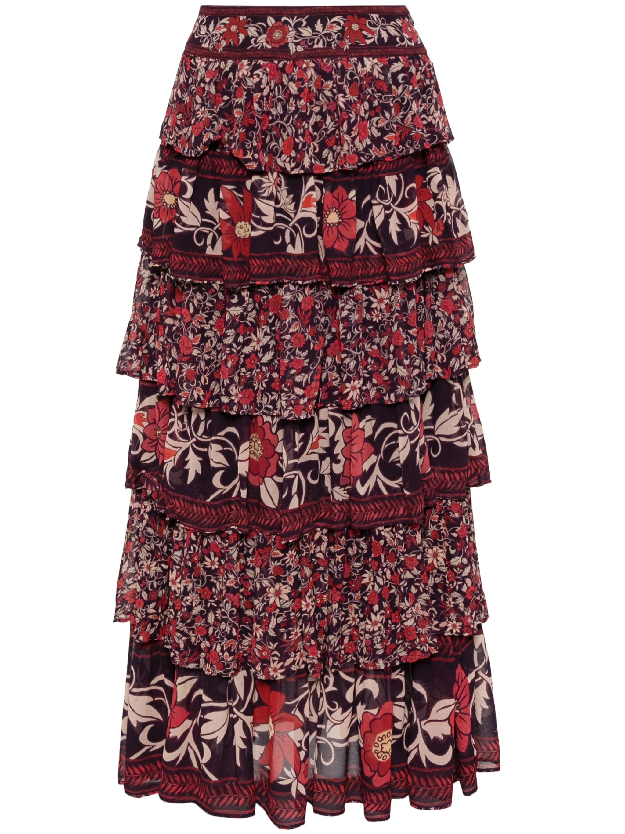 Юбка макси Chelsea Garden с оборками Farm Rio, фиолетовый
Юбка макси Chelsea Garden с оборками Farm Rio, фиолетовый