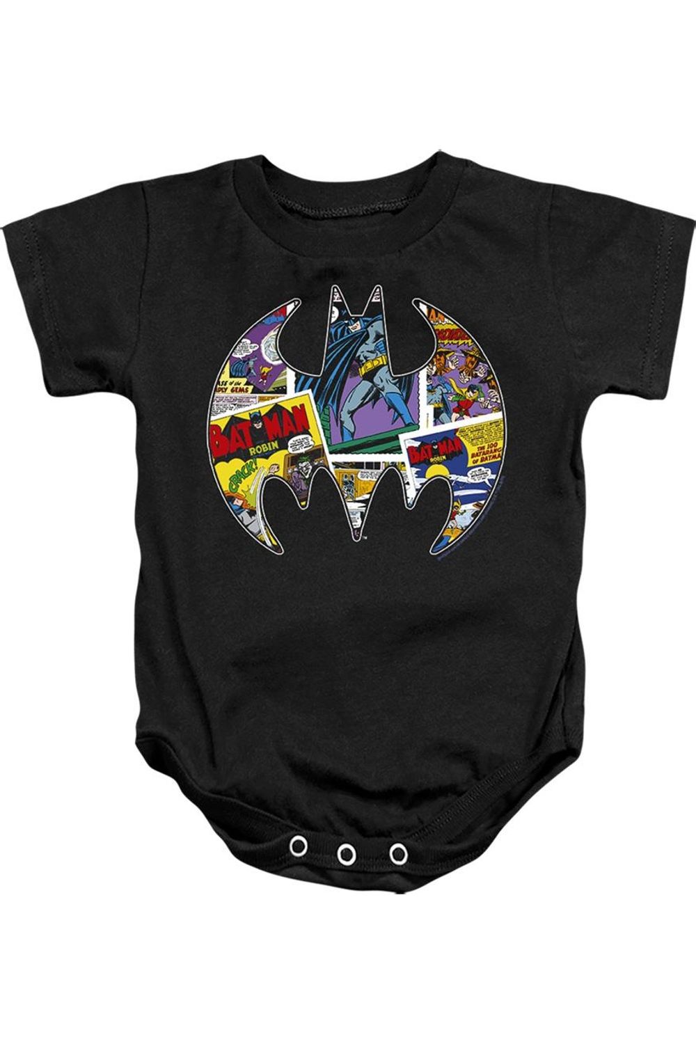 Детский комбинезон Бэтмена из комиксов Gildan, черный
Детский комбинезон Бэтмена из комиксов Gildan, черный