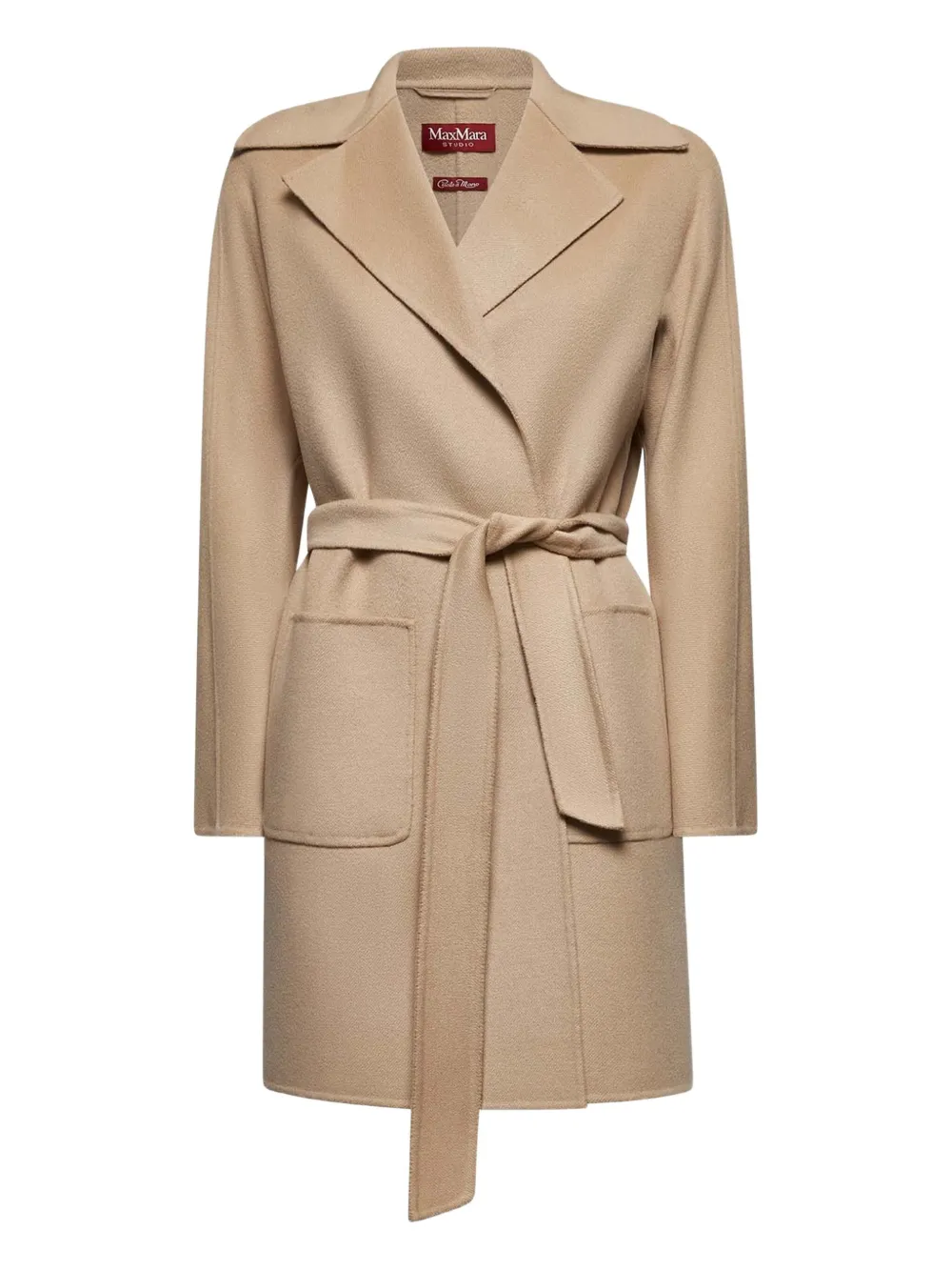 Шерстяное пальто с поясом MAX MARA, коричневый
Шерстяное пальто с поясом MAX MARA, коричневый