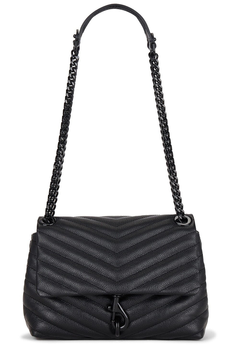 Сумка через плечо edie Rebecca Minkoff, черный 
Сумка через плечо edie Rebecca Minkoff, черный