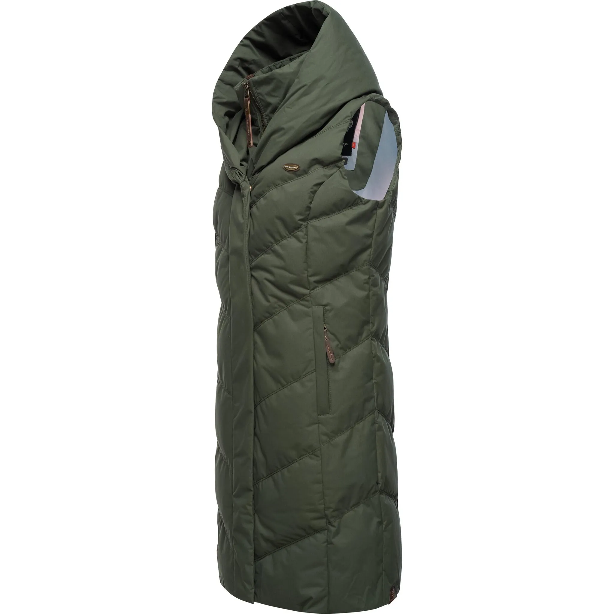 Теплый жилет "Наталка Жилет", стильный, стеганый зимний жилет с капюшоном на подкладке Ragwear, зеленый
Теплый жилет "Наталка Жилет", стильный, стеганый зимний жилет с капюшоном на подкладке Ragwear, зеленый