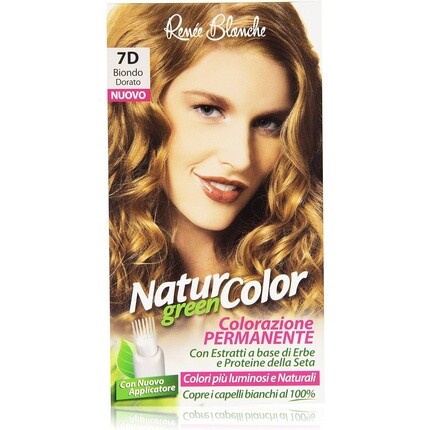 Стойкий натуральный цвет Зеленый 7 d Золотой блондин Renee' Blanche S.R.L
Стойкий натуральный цвет Зеленый 7 d Золотой блондин Renee' Blanche S.R.L