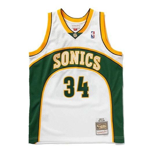 Баскетбольное джерси Mitchell & Ness NBA Swingman Jersey 'Seattle SuperSonics - Ray Allen 2006-07'
Баскетбольное джерси Mitchell & Ness NBA Swingman Jersey 'Seattle SuperSonics - Ray Allen 2006-07'