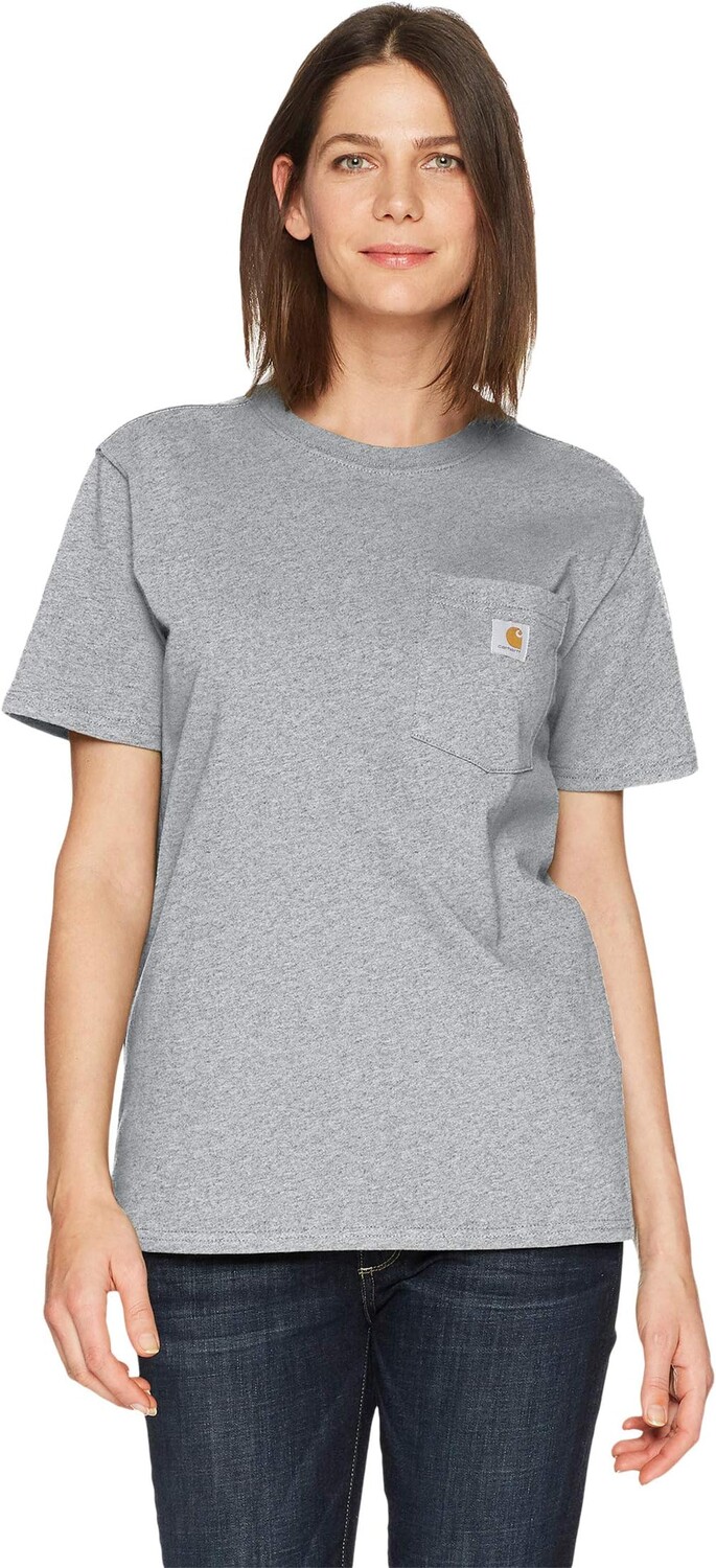 WK87 Спецодежда Футболка с короткими рукавами и карманами Carhartt, цвет Heather Gray
WK87 Спецодежда Футболка с короткими рукавами и карманами Carhartt, цвет Heather Gray