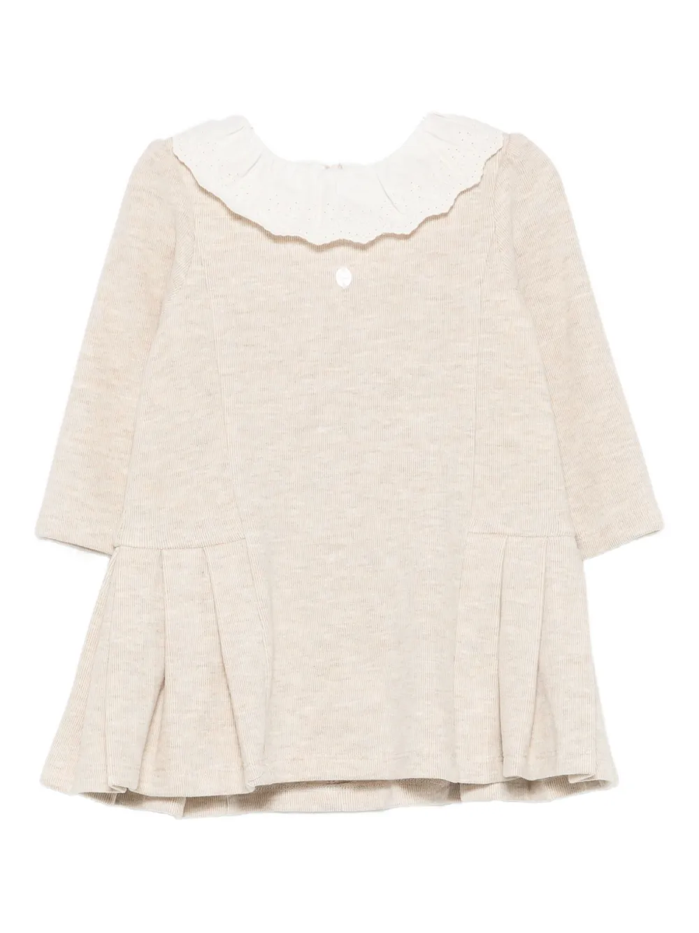 Плиссированное платье с воротником Patachou, бежевый
Плиссированное платье с воротником Patachou, бежевый