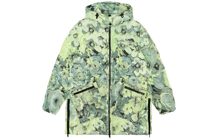GANNI Женская зеленая пуховая куртка, Green
GANNI Женская зеленая пуховая куртка, Green