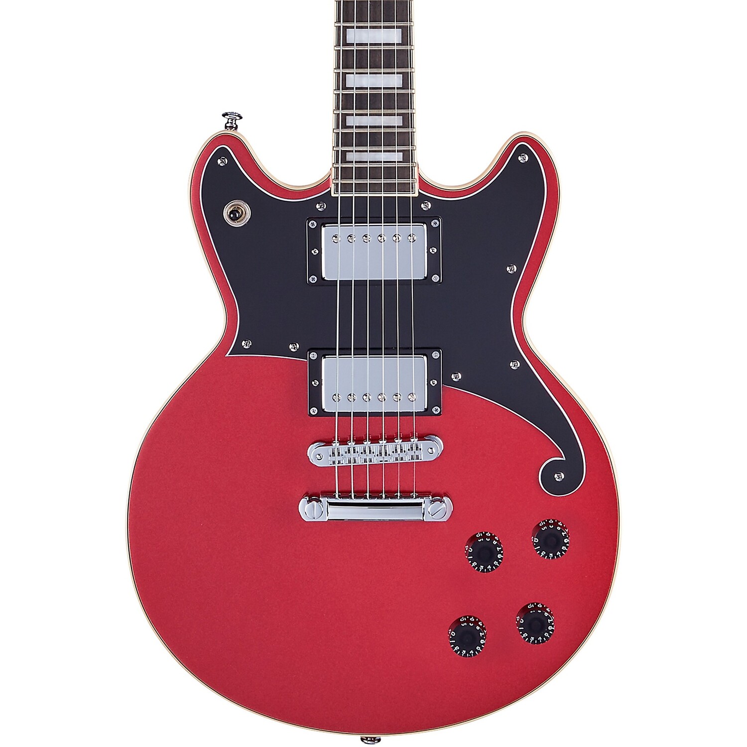 D'Angelico Premier Series Brighton Электрогитара с цельным корпусом и двойным вырезом, стопорная пластина, хвостовик Oxblood
D'Angelico Premier Series Brighton Электрогитара с цельным корпусом и двойным вырезом, стопорная пластина, хвостовик Oxblood