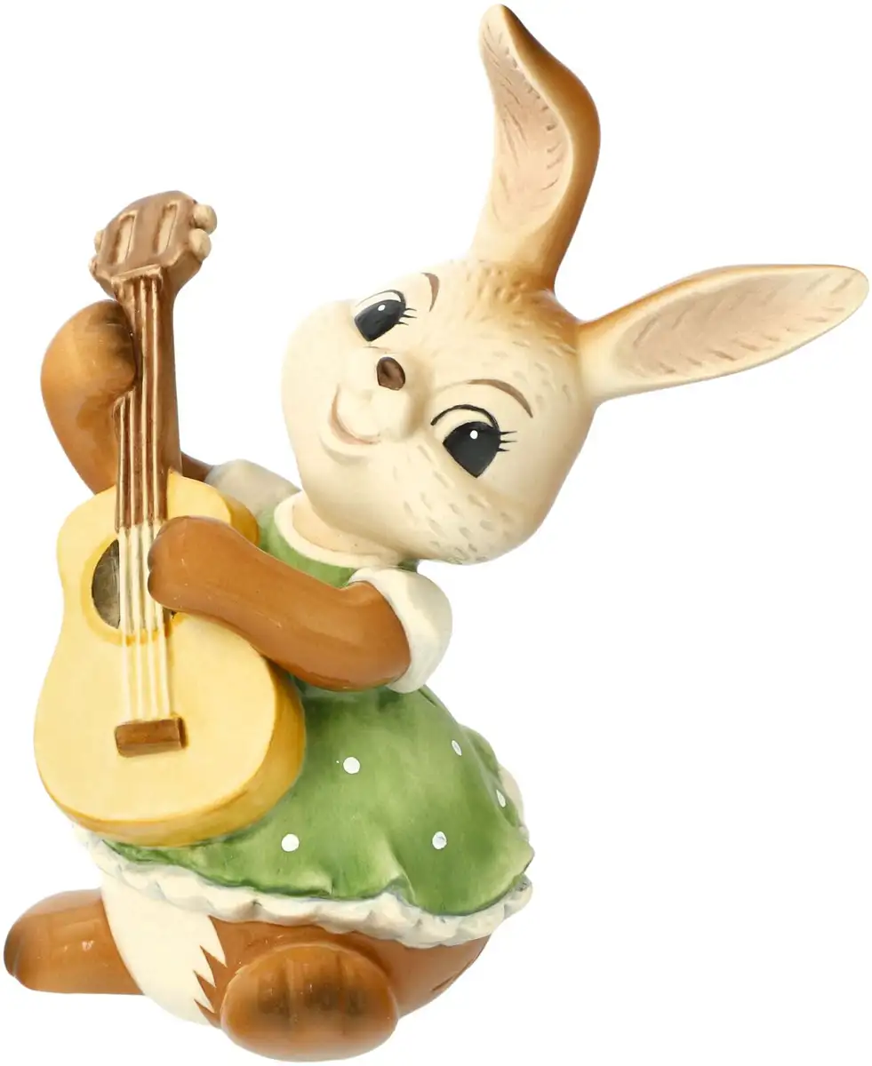 Goebel Пасхальный кролик "Bunny Girl - Guitar Sound", коллекционная фигурка из керамики 9х15х11 см, цвет bunt
Goebel Пасхальный кролик "Bunny Girl - Guitar Sound", коллекционная фигурка из керамики 9х15х11 см, цвет bunt