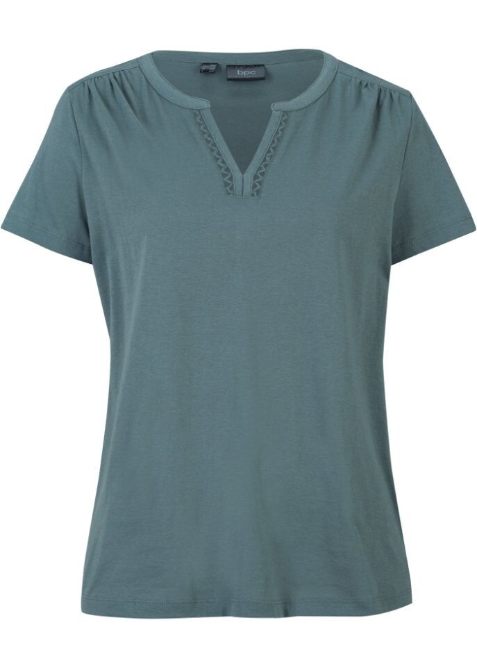 Рубашка с декоративным вырезом Bpc Bonprix Collection, зеленый
Рубашка с декоративным вырезом Bpc Bonprix Collection, зеленый