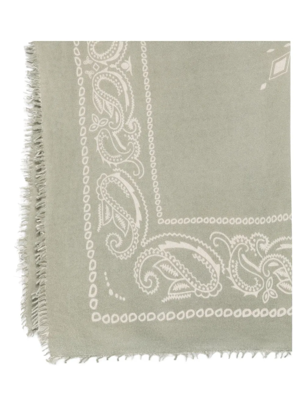 Шарф с принтом пейсли и бахромой Liska, зеленый
Шарф с принтом пейсли и бахромой Liska, зеленый