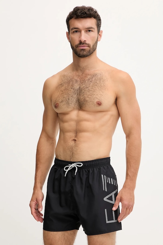 Пляжные шорты Ea7 Emporio Armani, черный
Пляжные шорты Ea7 Emporio Armani, черный