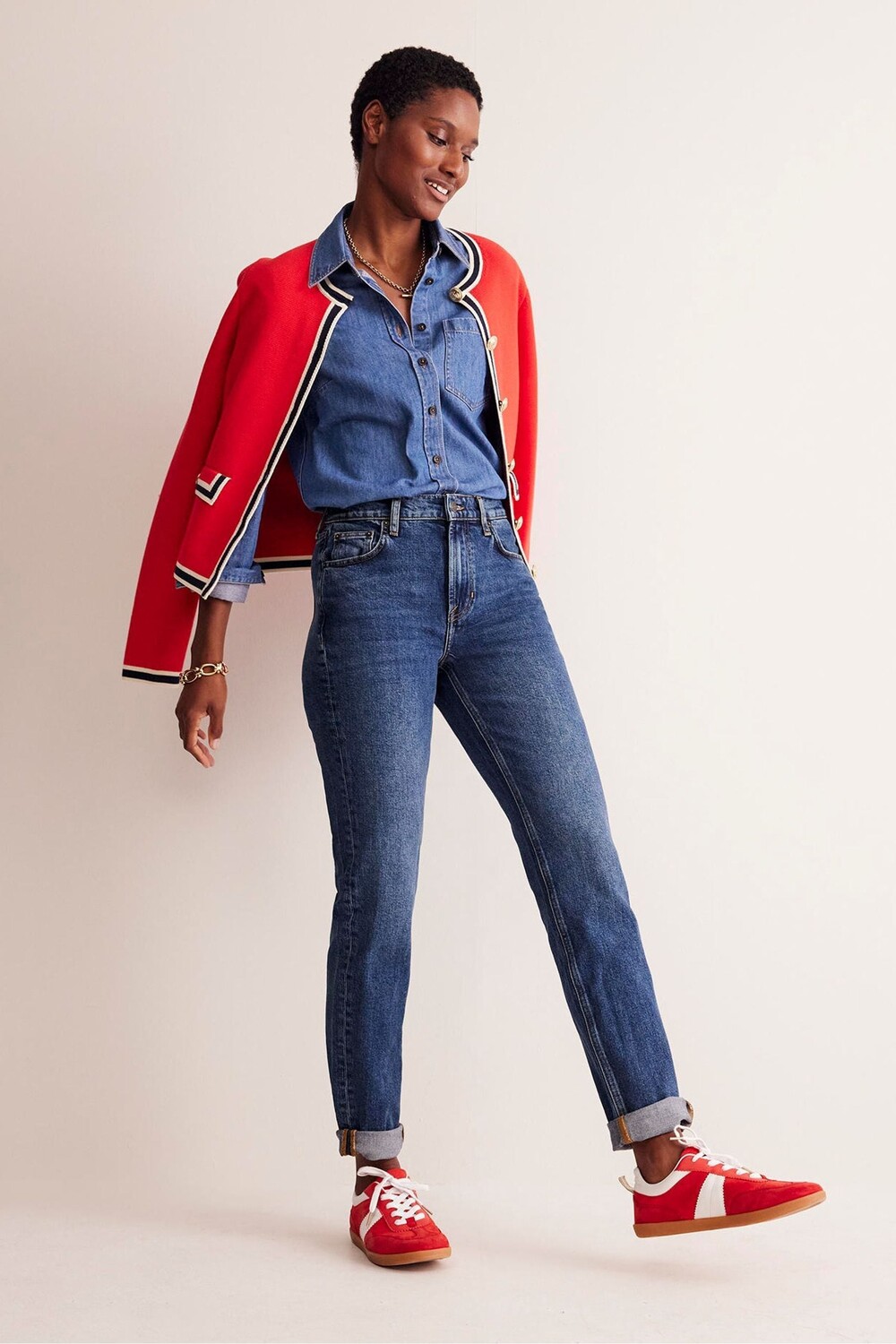 Джинсы для девочек Boden, синий
Джинсы для девочек Boden, синий