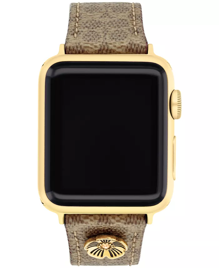 Женский ремешок для Apple Watch 38 мм, 40 мм, 41 мм Signature C Canvas в бежевом цвете COACH
Женский ремешок для Apple Watch 38 мм, 40 мм, 41 мм Signature C Canvas в бежевом цвете COACH