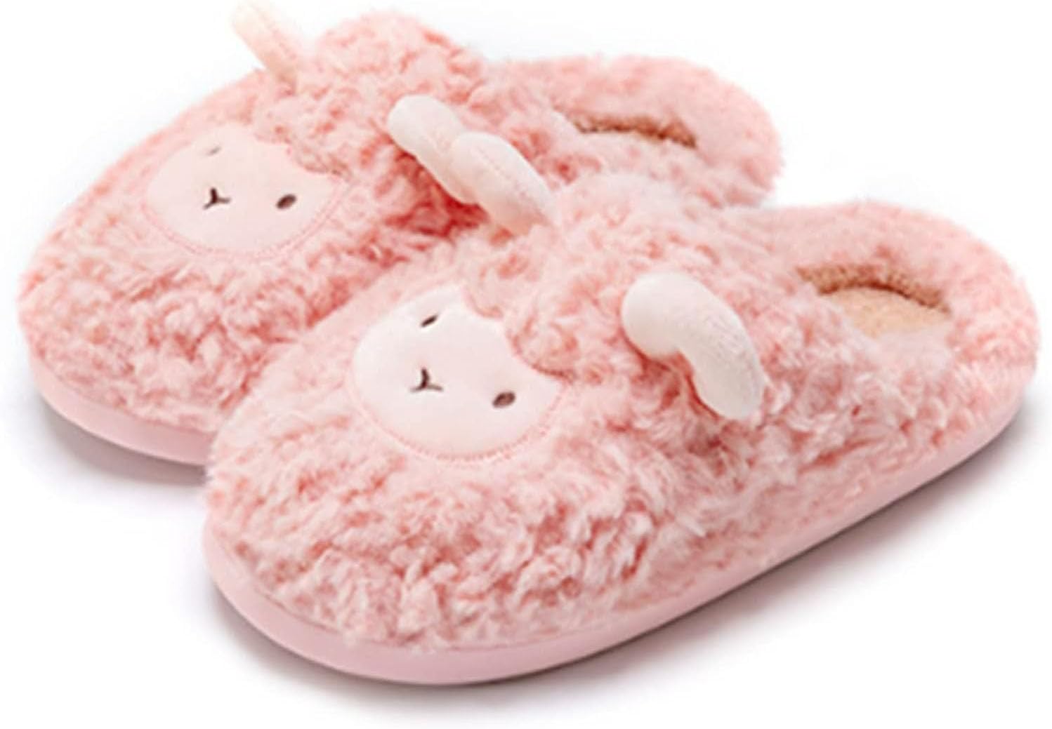 XWNGDAFEVF Унисекс- милые и уютные мягкие пушистые тапочки в виде овечки, мультяшные, для мужчин и женщин, для дома и улицы, комфортные и легкие, розовый
XWNGDAFEVF Унисекс- милые и уютные мягкие пушистые тапочки в виде овечки, мультяшные, для мужчин и женщин, для дома и улицы, комфортные и легкие, розовый