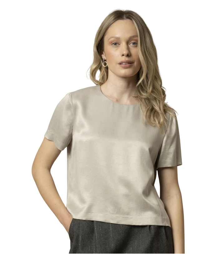 Элегантная блузка с короткими рукавами Kocca, серый
Элегантная блузка с короткими рукавами Kocca, серый