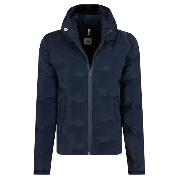 Пуховик стандартного кроя Boss, синий
Пуховик стандартного кроя Boss, синий