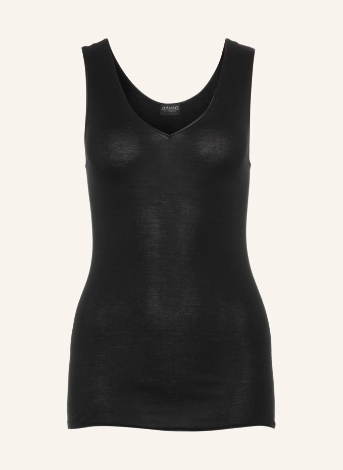 Топ хлопок бесшовный Hanro, черный
Топ хлопок бесшовный Hanro, черный