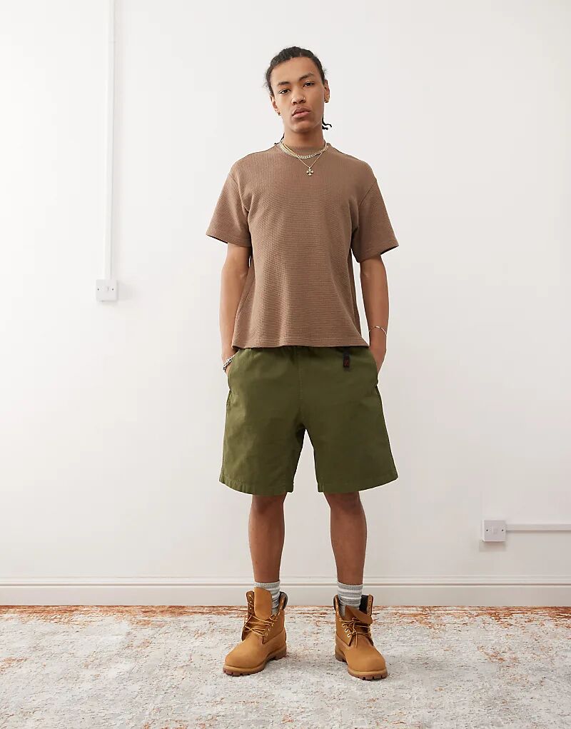 Футболка Pacsun свободного кроя из вафельного трикотажа бежевого цвета
Футболка Pacsun свободного кроя из вафельного трикотажа бежевого цвета