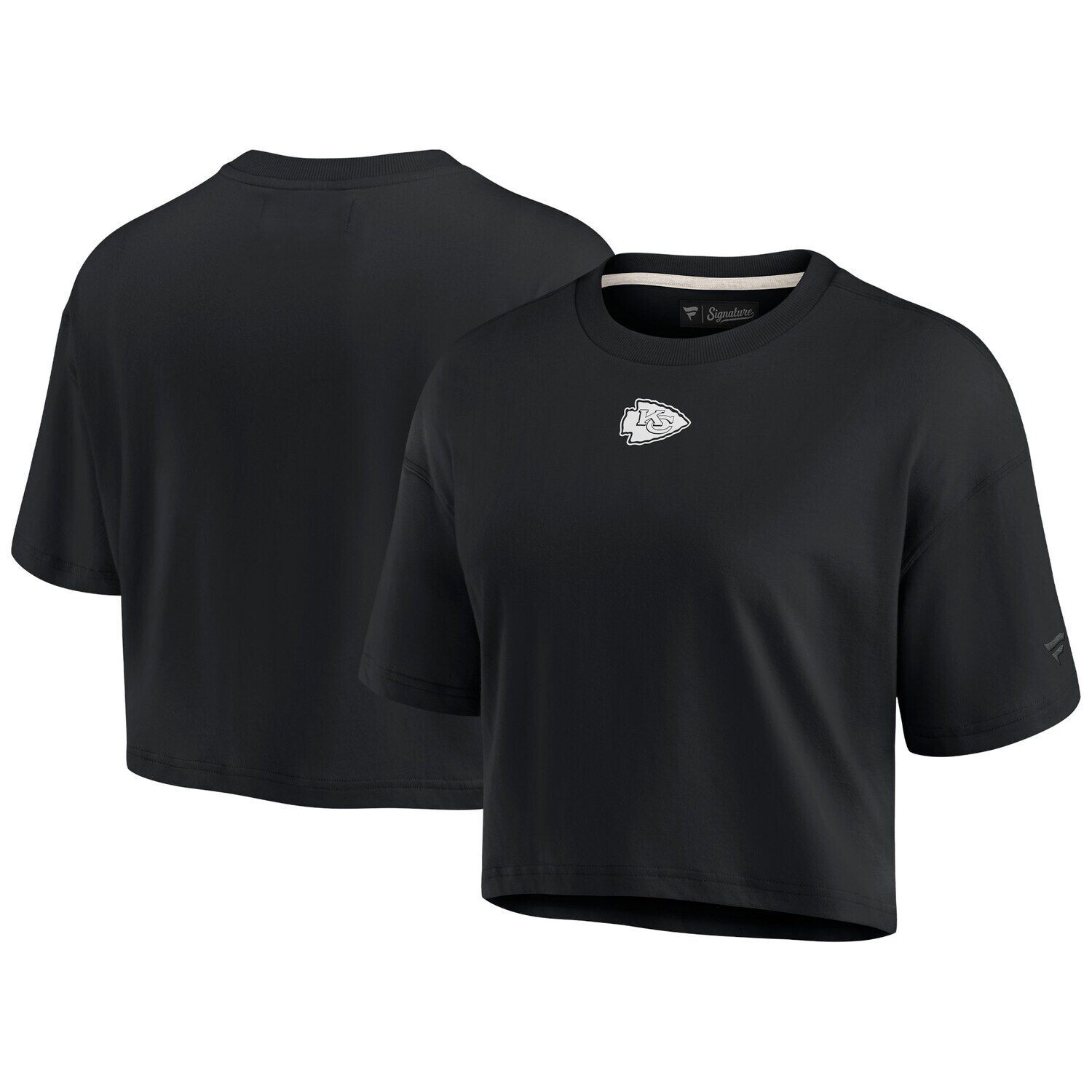 Женская супермягкая укороченная футболка Fanatics Signature Black Kansas City Chiefs с короткими рукавами
Женская супермягкая укороченная футболка Fanatics Signature Black Kansas City Chiefs с короткими рукавами