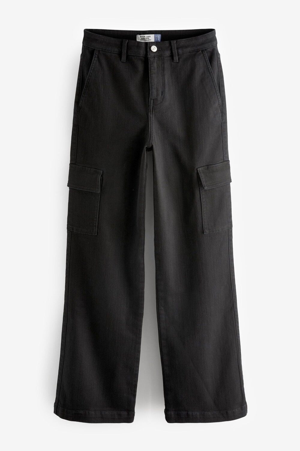 Широкие джинсы в стиле карго Next, черный
Широкие джинсы в стиле карго Next, черный