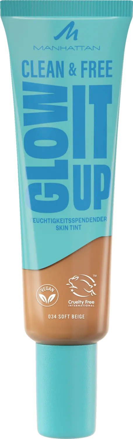 Тональный крем Manhattan Clean & Free Glow It Up Skin Tint 34 Soft Beige
Тональный крем Manhattan Clean & Free Glow It Up Skin Tint 34 Soft Beige