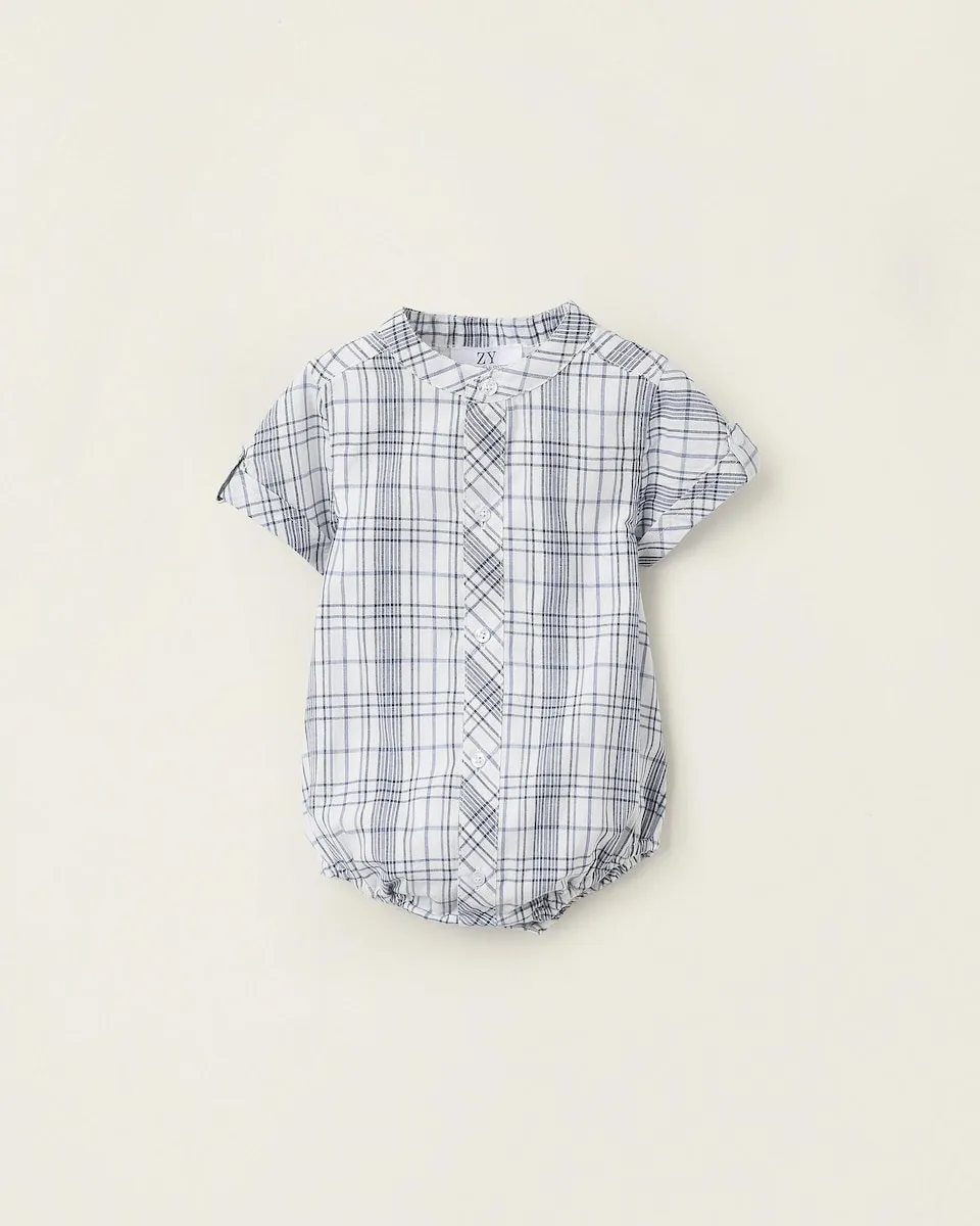 Короткий комбинезон для малыша с принтом Zippy, белый/черный
Короткий комбинезон для малыша с принтом Zippy, белый/черный