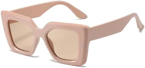 Винтажные квадратные солнцезащитные очки для женщин и мужчин в стиле ретро-панк, модные женские очки, очки с защитой от УФ-излучения UV400 MTZJH, C2pink-lightbrown
Винтажные квадратные солнцезащитные очки для женщин и мужчин в стиле ретро-панк, модные женские очки, очки с защитой от УФ-излучения UV400 MTZJH, C2pink-lightbrown