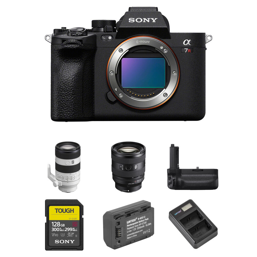 Беззеркальная камера Sony a7R V Mirrorless Camera with 20-70mm f/4 and 70-200mm f/4
Беззеркальная камера Sony a7R V Mirrorless Camera with 20-70mm f/4 and 70-200mm f/4