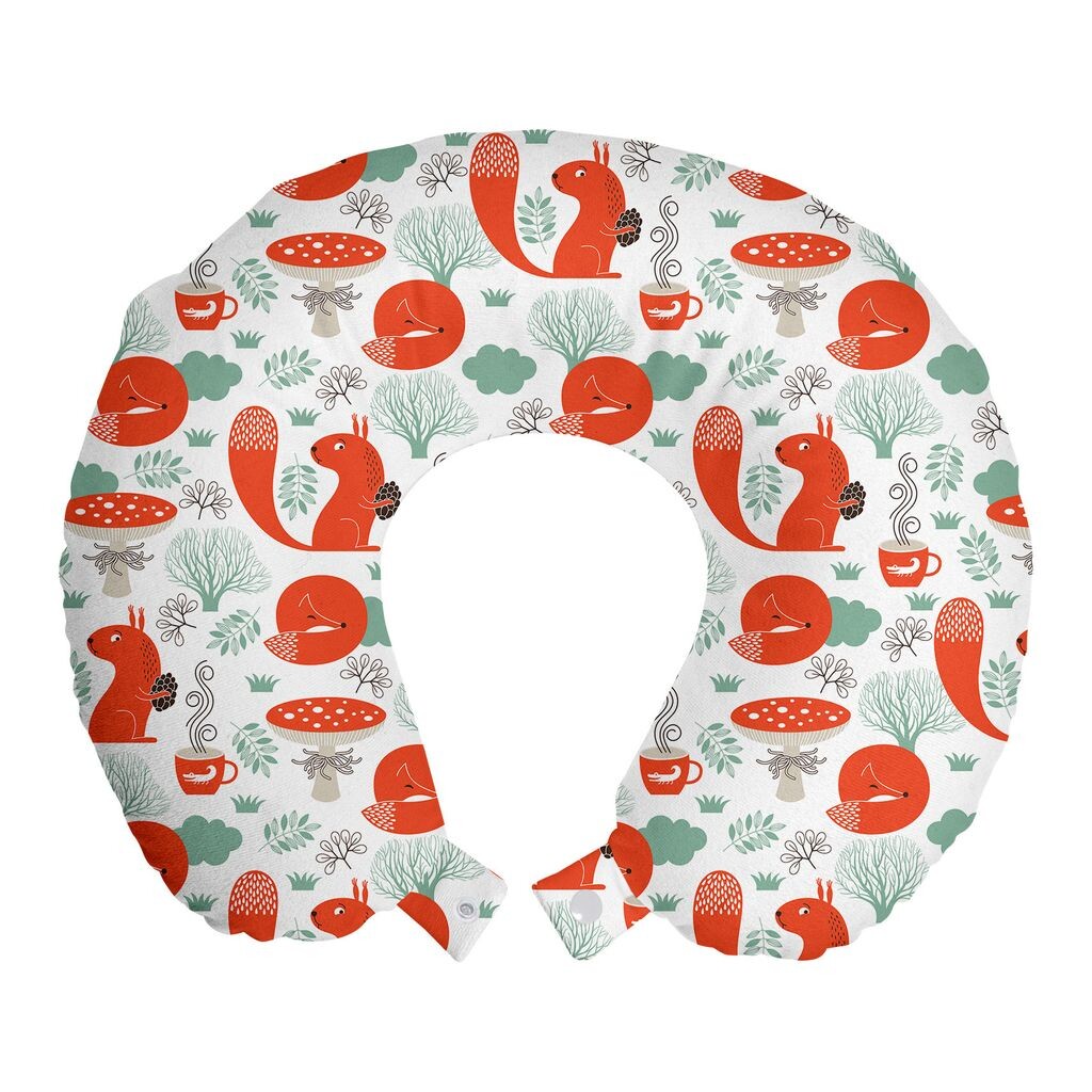 ABAKUHAUS Animal Travel Pillow Neck Support, Чай с грибами лисы и белки, Пенопластовые дорожные принадлежности для самолета и автомобиля, 30x30 см, Резеда Зеленый Темно-Коричневый
ABAKUHAUS Animal Travel Pillow Neck Support, Чай с грибами лисы и белки, Пенопластовые дорожные принадлежности для самолета и автомобиля, 30x30 см, Резеда Зеленый Темно-Коричневый