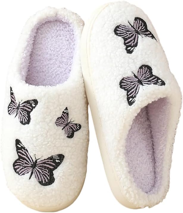 Тапочки для женщин и мужчин, милые домашние тапочки с плюшевой флисовой подкладкой, теплые домашние обувь на мягкой подошве Cwodor, Animal Butterflies
Тапочки для женщин и мужчин, милые домашние тапочки с плюшевой флисовой подкладкой, теплые домашние обувь на мягкой подошве Cwodor, Animal Butterflies