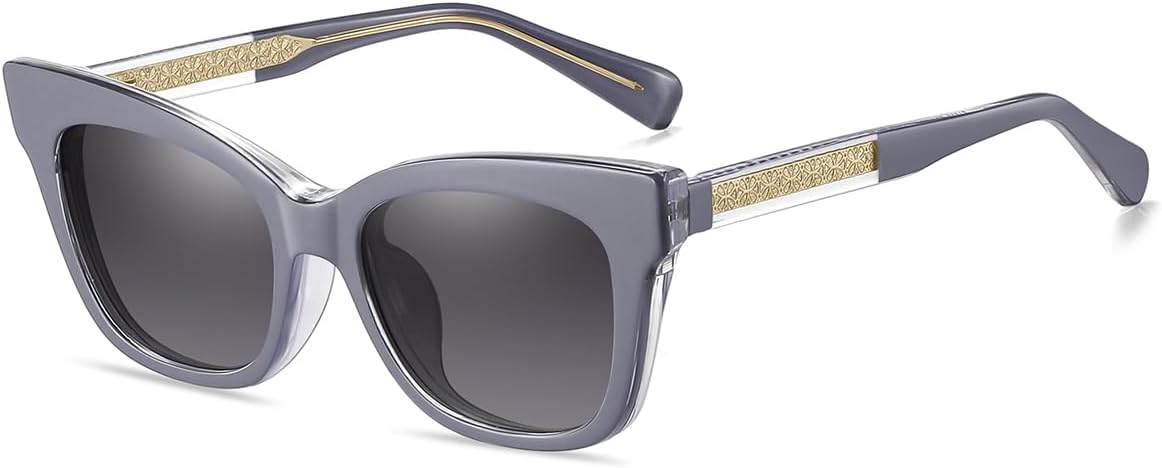 Поляризованные солнцезащитные очки Tr90 с магнитным креплением «кошачий глаз», защита от УФ-излучения UV400, ацетатные дужки, защита от синего света, квадратная форма weiyuchen, Grey
Поляризованные солнцезащитные очки Tr90 с магнитным креплением «кошачий глаз», защита от УФ-излучения UV400, ацетатные дужки, защита от синего света, квадратная форма weiyuchen, Grey