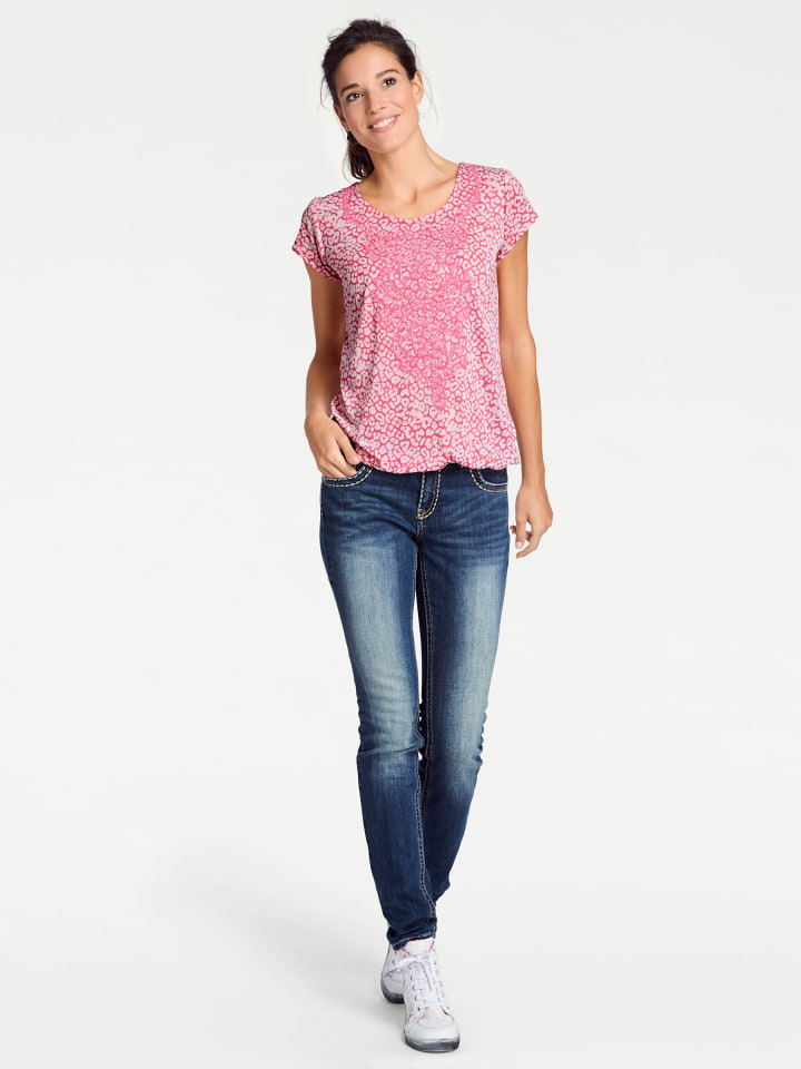 Рубашка с короткими рукавами малинового цвета Heine
Рубашка с короткими рукавами малинового цвета Heine