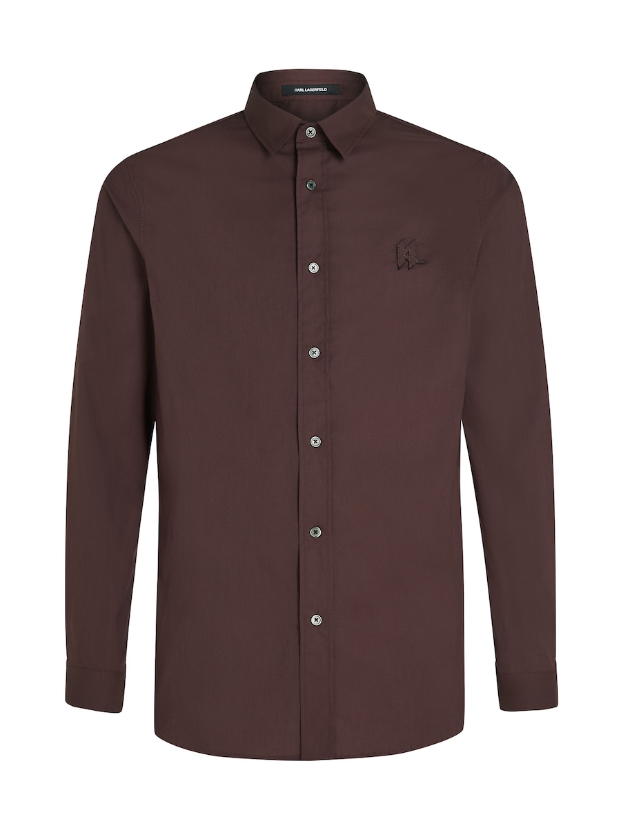 Рубашка на пуговицах классического кроя Karl Lagerfeld, темно-коричневый
Рубашка на пуговицах классического кроя Karl Lagerfeld, темно-коричневый