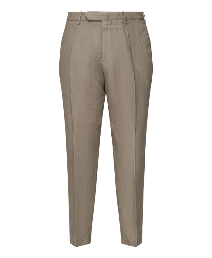 Бежевые брюки со складками Santaniello, бежевый
Бежевые брюки со складками Santaniello, бежевый