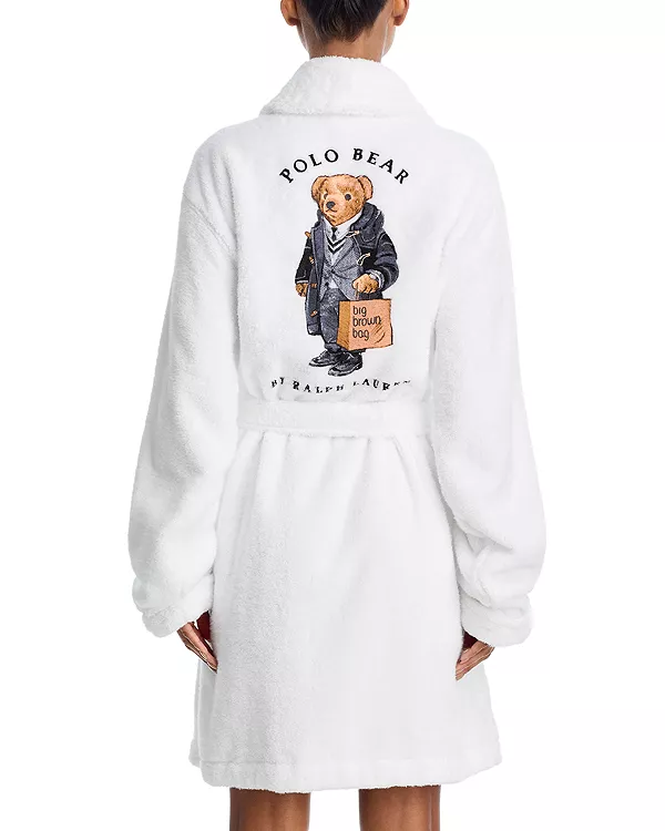 Большой коричневый короткий халат от Bloomingdale's - эксклюзив Polo Ralph Lauren, белый
Большой коричневый короткий халат от Bloomingdale's - эксклюзив Polo Ralph Lauren, белый