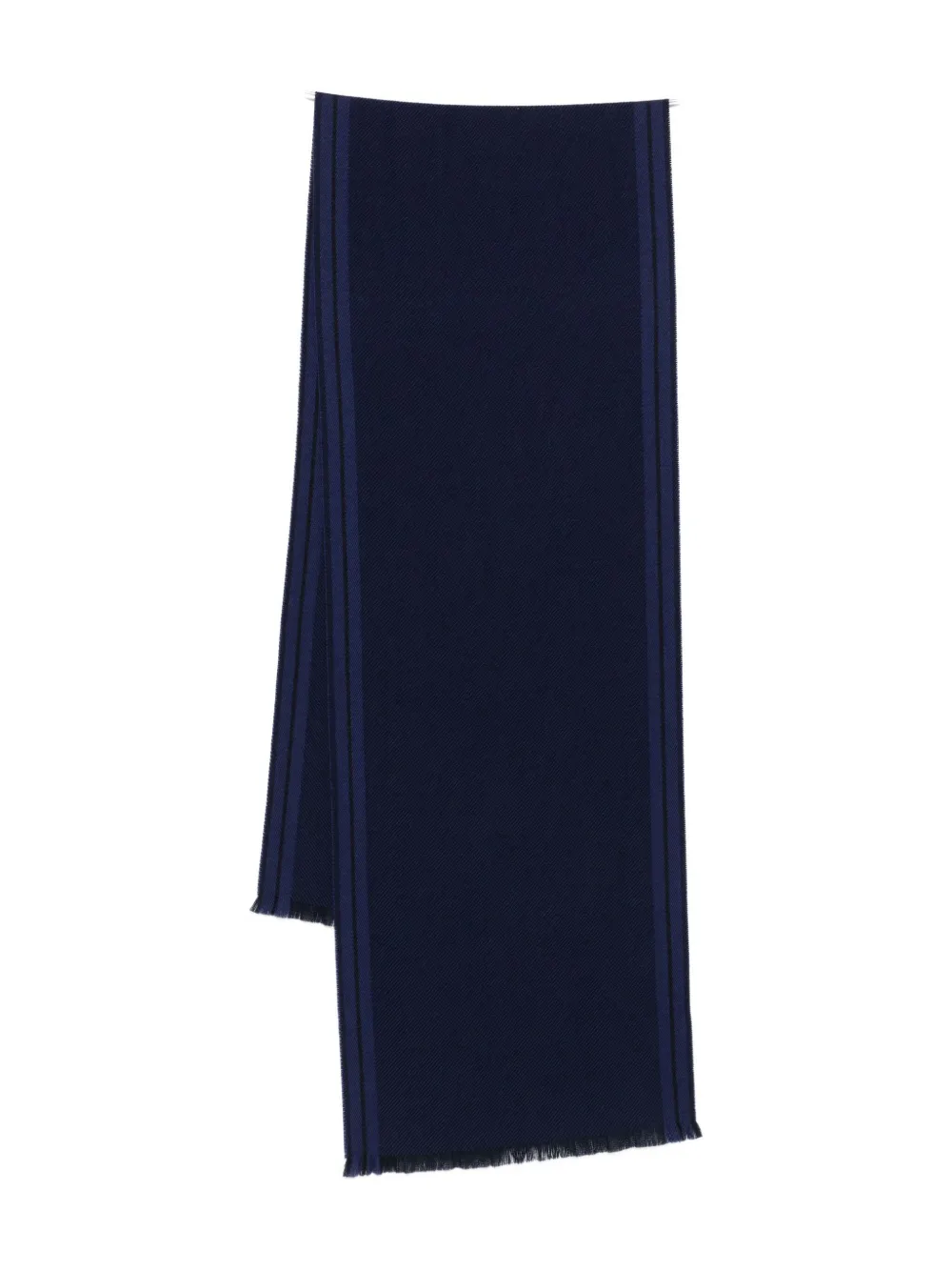 Полосатый шарф с необработанными краями Zegna, синий
Полосатый шарф с необработанными краями Zegna, синий
