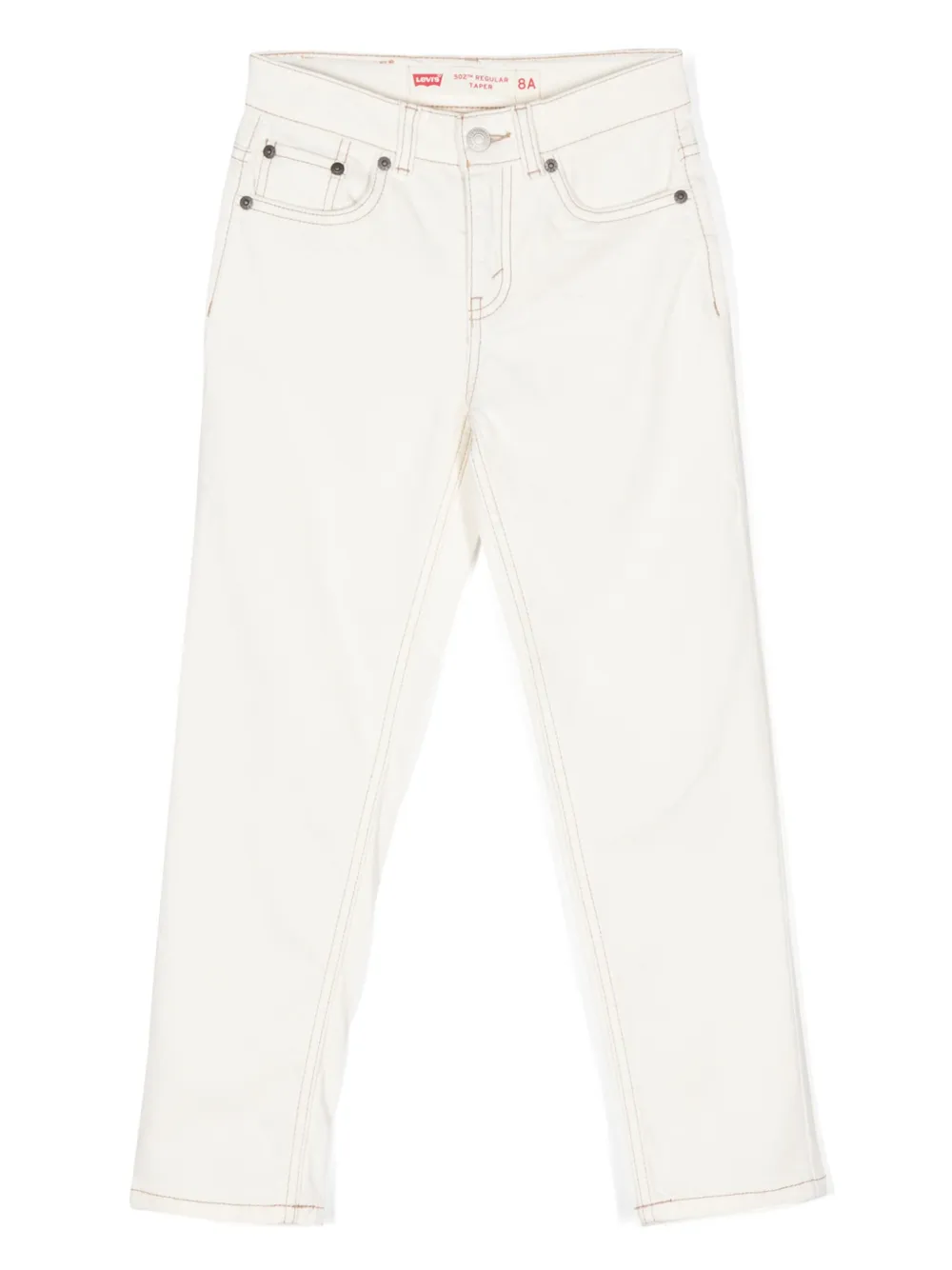 Зауженные джинсы с контрастной строчкой Levi's Kids, нейтральный
Зауженные джинсы с контрастной строчкой Levi's Kids, нейтральный