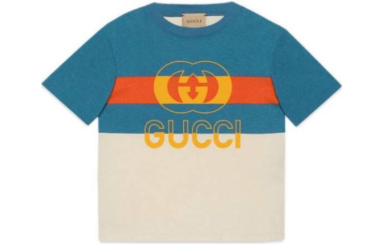 Футболка детская Gucci, синий / белый
Футболка детская Gucci, синий / белый