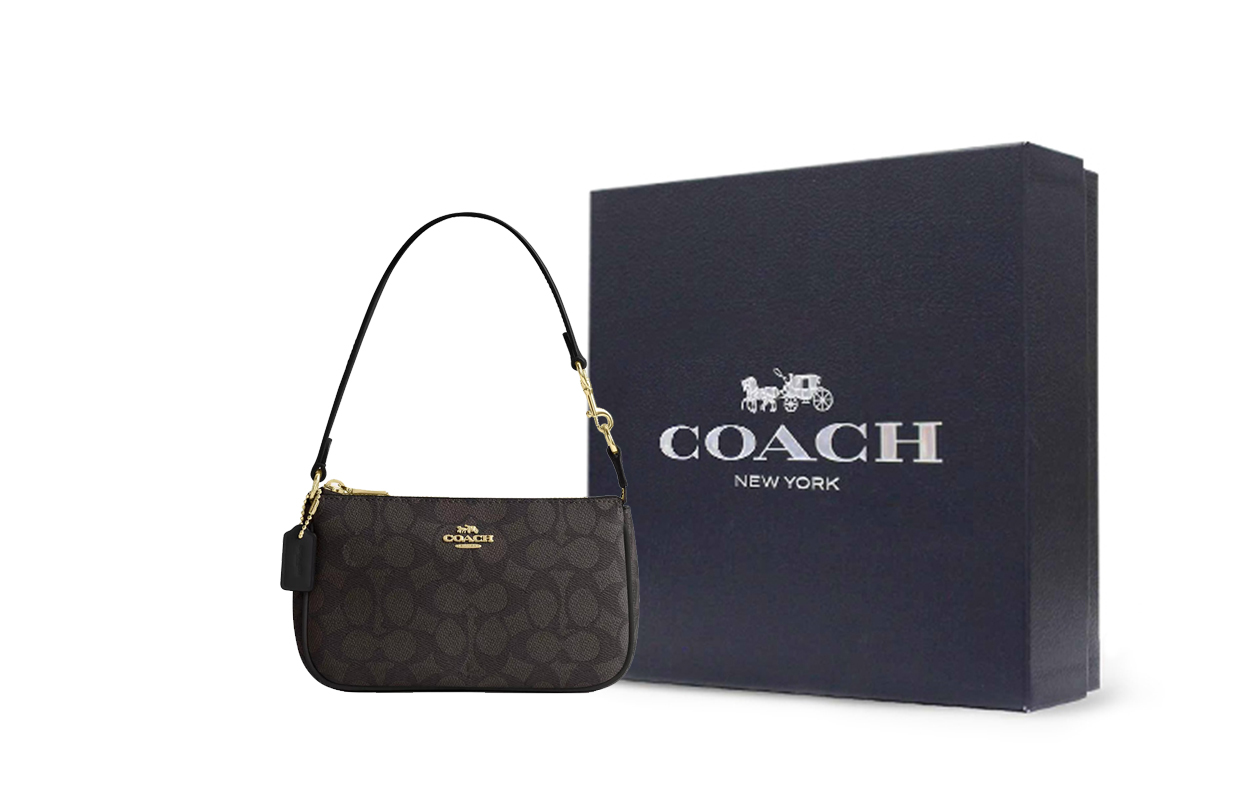 COACH Сумка через плечо из лакированного полотна
COACH Сумка через плечо из лакированного полотна