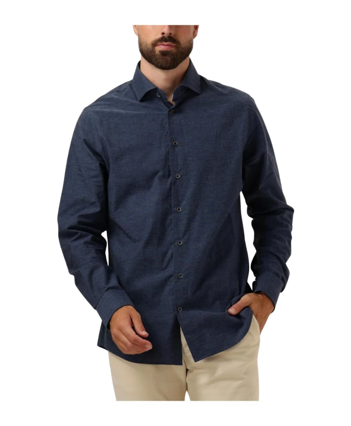 Рубашка с вырезом элегантная темно Profuomo, синий
Рубашка с вырезом элегантная темно Profuomo, синий