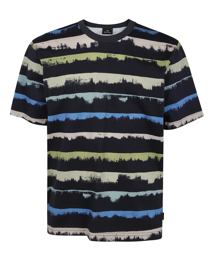 Хлопковая футболка с полосатым узором Ps By Paul Smith, мультиколор
Хлопковая футболка с полосатым узором Ps By Paul Smith, мультиколор