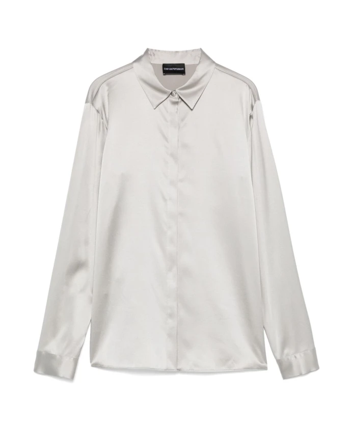 Классическая рубашка на пуговицах голубино-серого цвета Emporio Armani, серый
Классическая рубашка на пуговицах голубино-серого цвета Emporio Armani, серый