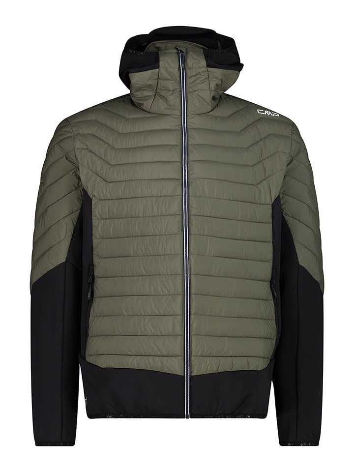 Гибридная куртка цвета хаки/черного CMP
Гибридная куртка цвета хаки/черного CMP