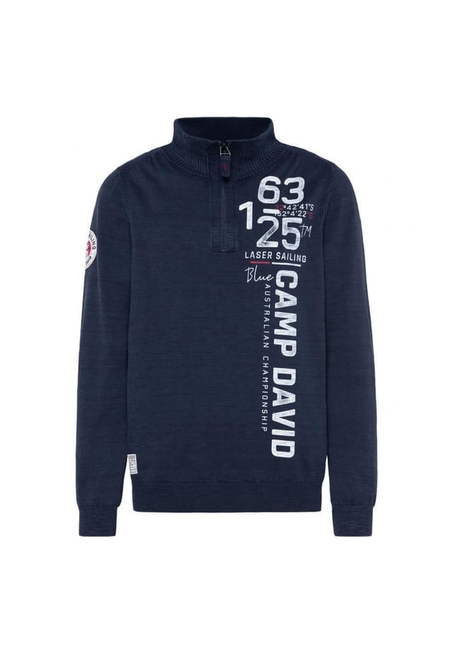 Вязаный свитер лазерный парусный спорт troyer пуловер Camp David, синий
Вязаный свитер лазерный парусный спорт troyer пуловер Camp David, синий