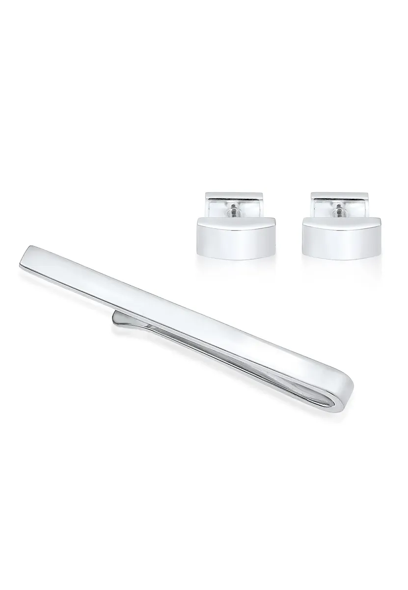 Набор зажимов для галстука Kuzzoi "Запонки с зажимами для галстука, базовое серебро 925 пробы", серебристый
Набор зажимов для галстука Kuzzoi "Запонки с зажимами для галстука, базовое серебро 925 пробы", серебристый