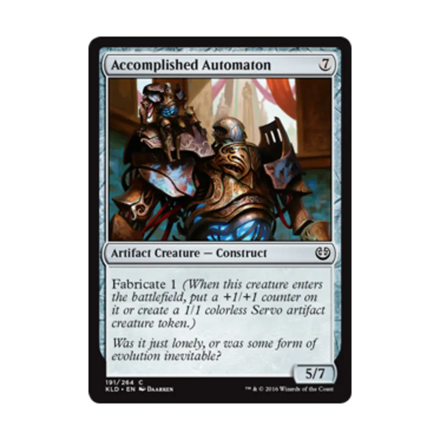 CCG Совершенный автомат (C) (фольга), MTG - Kaladesh 
CCG Совершенный автомат (C) (фольга), MTG - Kaladesh