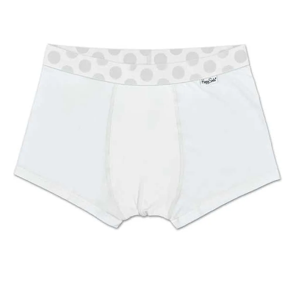 Боксеры Happy Socks Solid, белый 
Боксеры Happy Socks Solid, белый