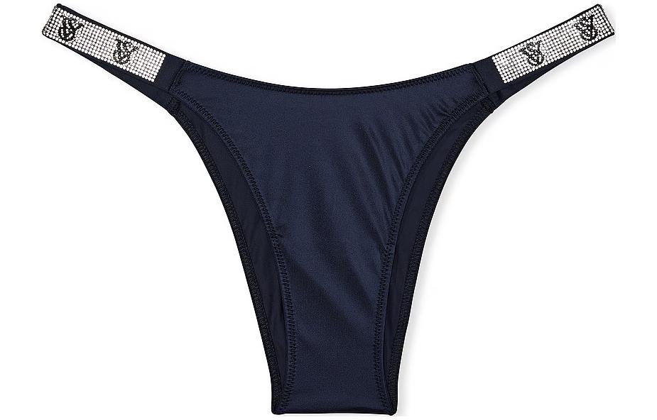 Розовый/Очень сексуальные кружевные бразильские трусики с двойной блестящей лямкой Victoria's Secret, 1 упаковка, синий/темно-синий
Розовый/Очень сексуальные кружевные бразильские трусики с двойной блестящей лямкой Victoria's Secret, 1 упаковка, синий/темно-синий